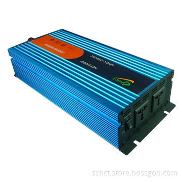 Rated 2000W/peak output 4000W/modified sine wave power inverter, fast and soft start